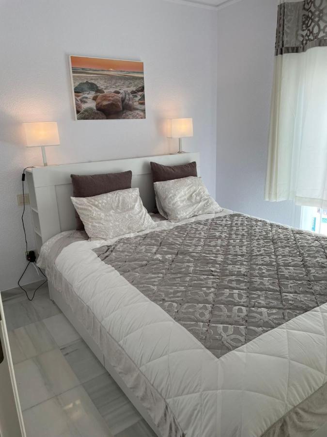 Noria 2, Pied Dans Le Sable, Magnifique Vue Mer, Piscine, Garage, Climatisation San Luis de Sabinillas Exterior photo