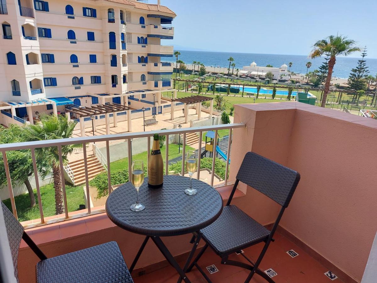 Noria 2, Pied Dans Le Sable, Magnifique Vue Mer, Piscine, Garage, Climatisation San Luis de Sabinillas Exterior photo